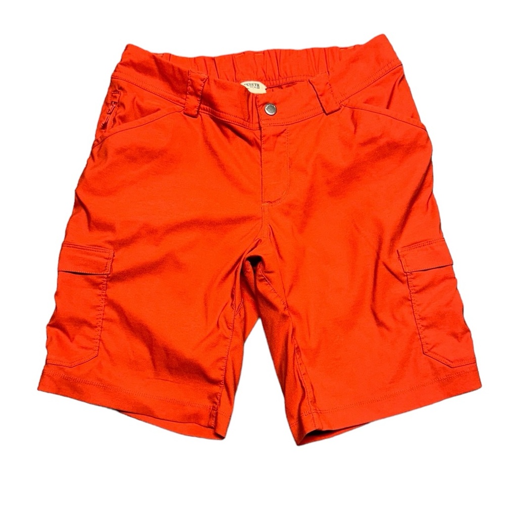 Duluth Trading Co Women's Cargo Shorts - Bright Orange